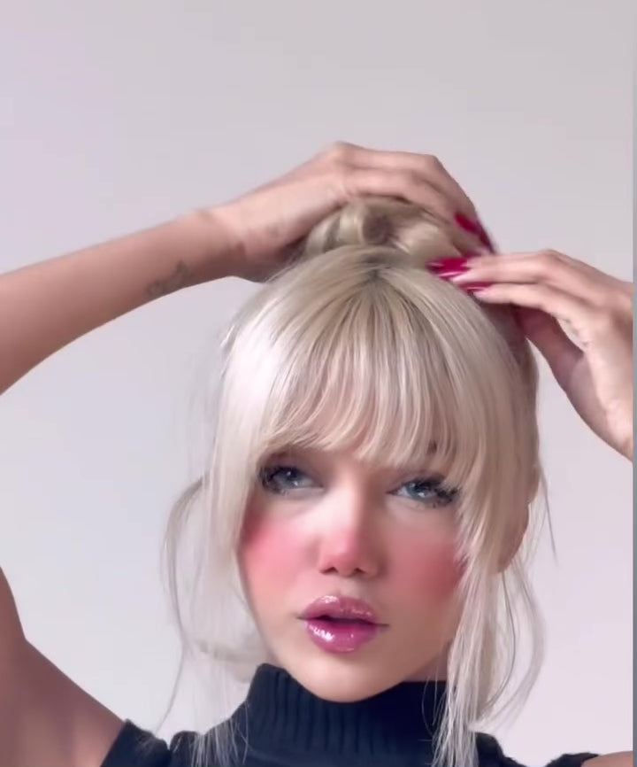 Blunt Cut Bangs