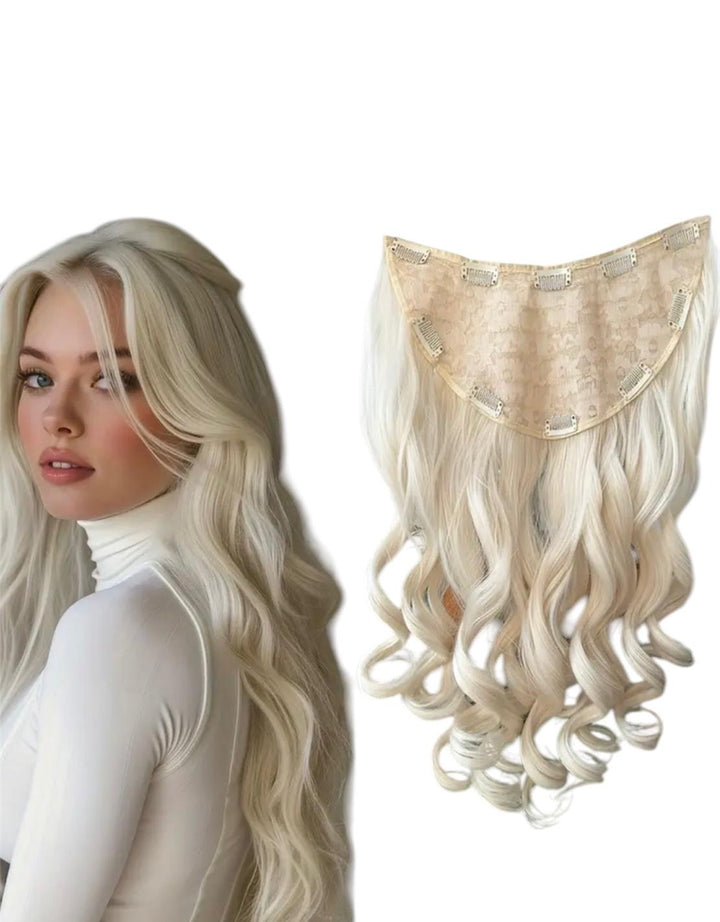 Clip-In Synthetic Half Wig