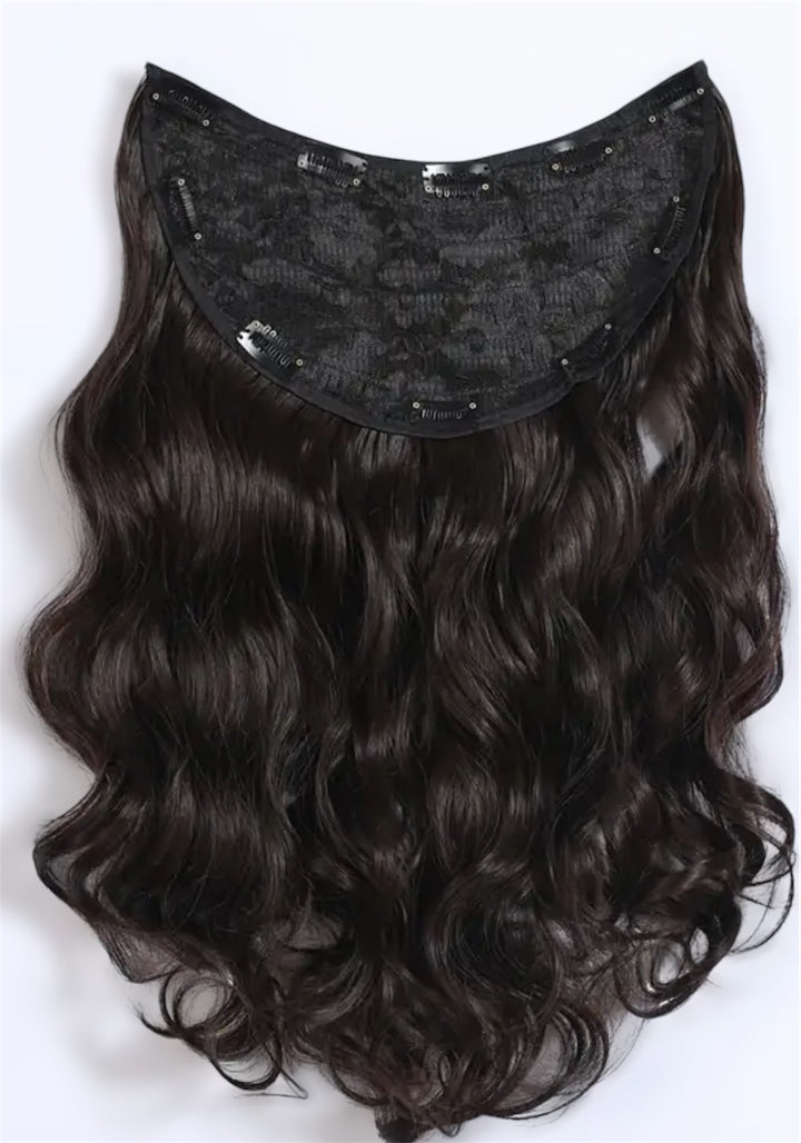 Clip-In Synthetic Half Wig