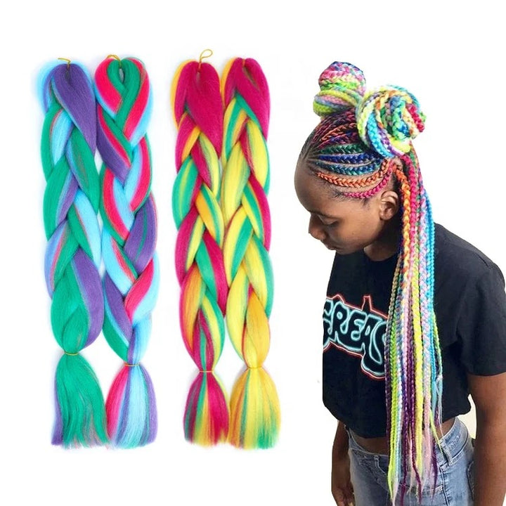 Rainbow Braids