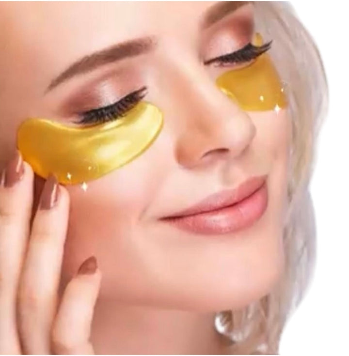 24K Gold Crystal Collagen Eye Mask -12 pairs