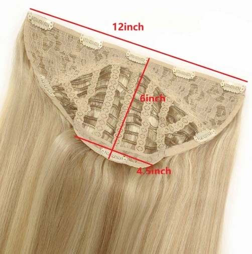 Clip-In Half Wig