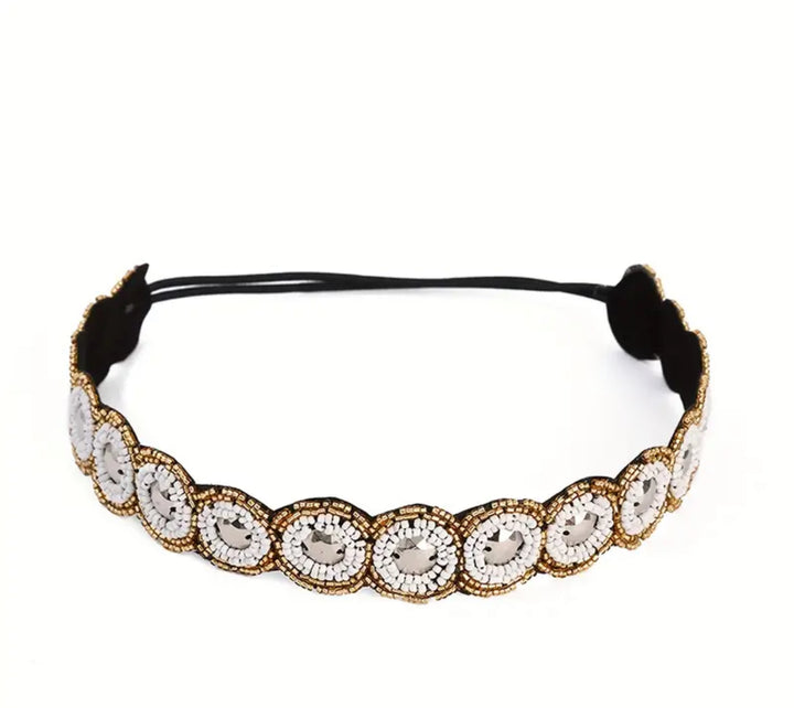 Vintage Beaded Headband