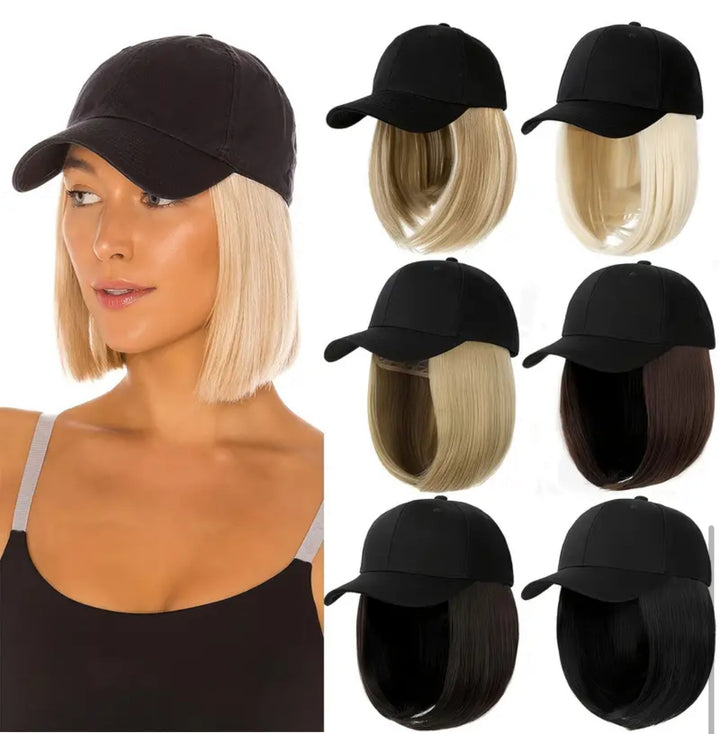 Baseball Cap Wig