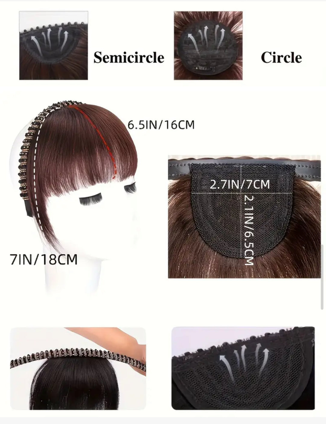 Hair Barrettes Bangs