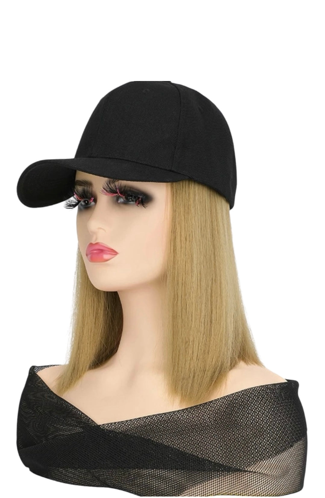 Baseball Cap Wig