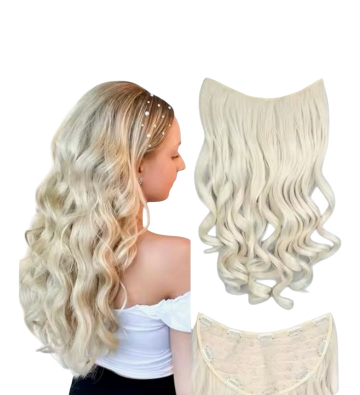 Clip-In Synthetic Half Wig