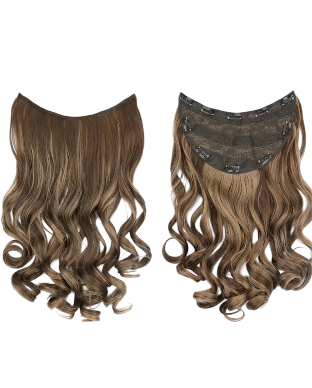 Clip-In Synthetic Half Wig