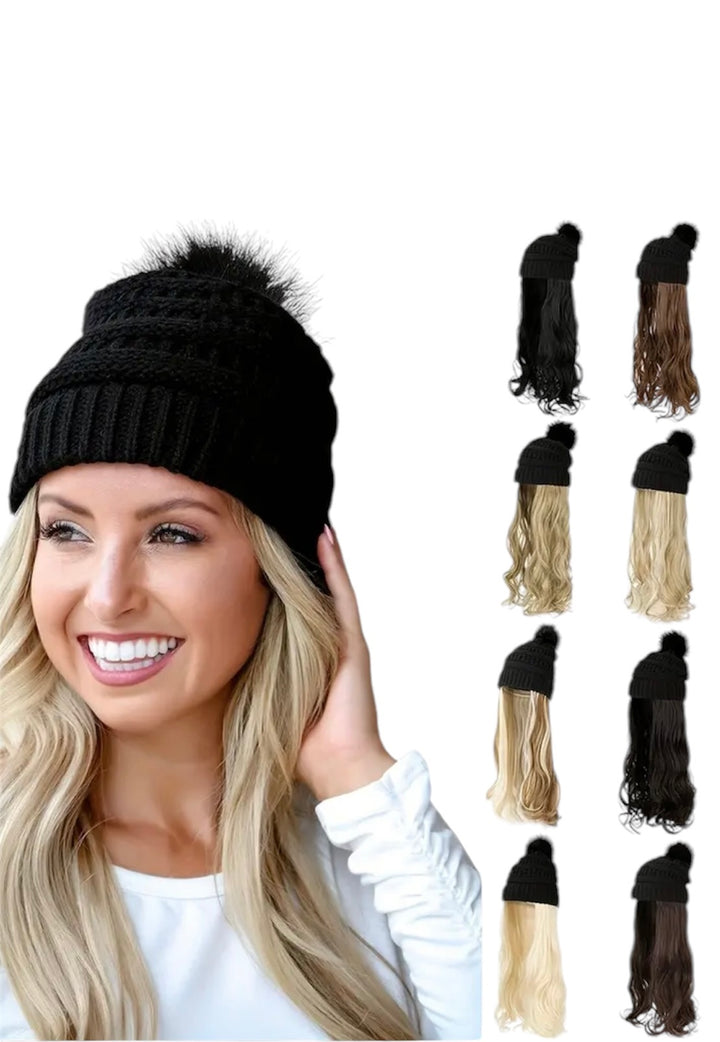 Cozy Beanie Hat Wig