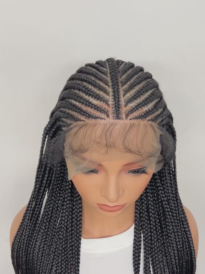 Lace Frontal Braided Wigs