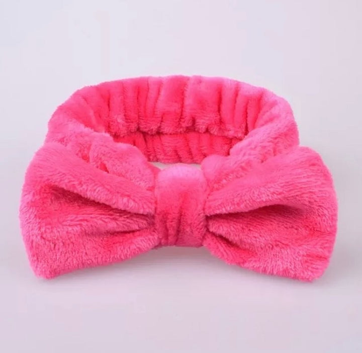 Elastic Bow Spa Headbands