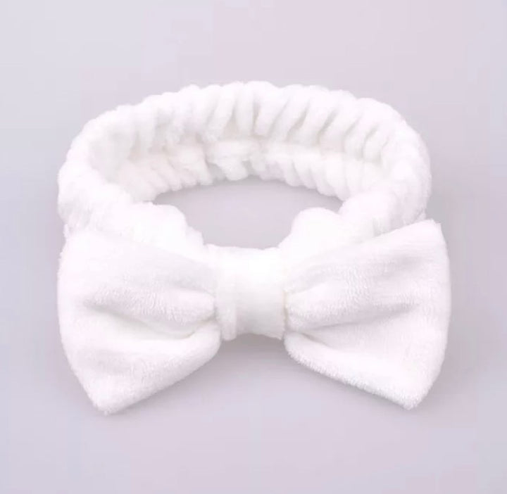 Elastic Bow Spa Headbands