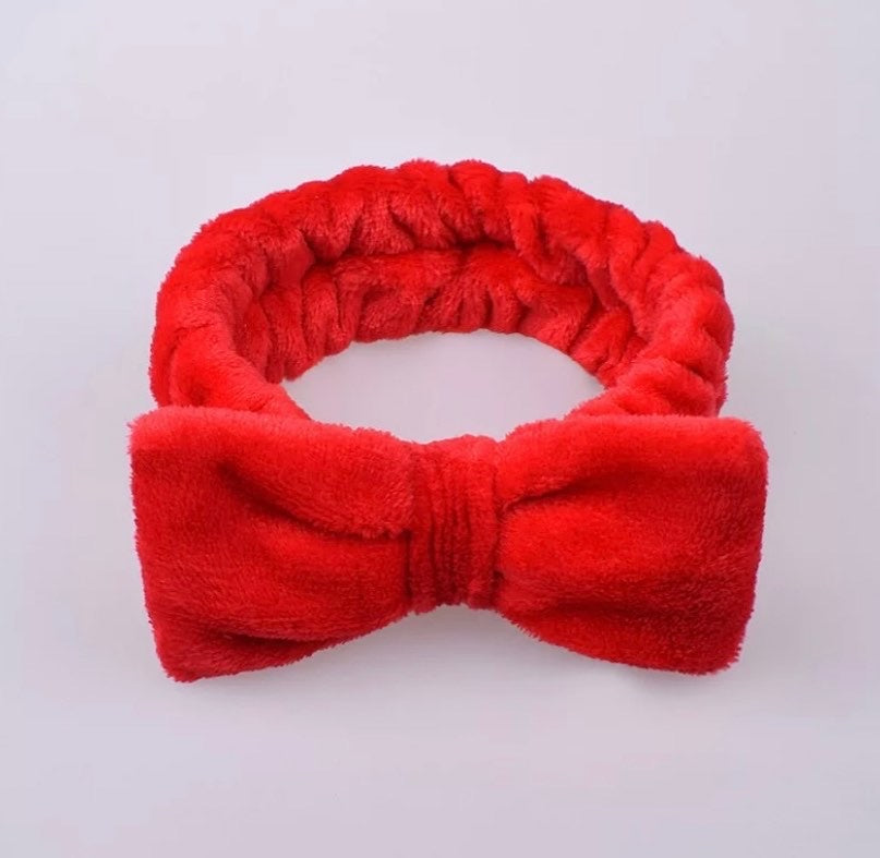 Elastic Bow Spa Headbands