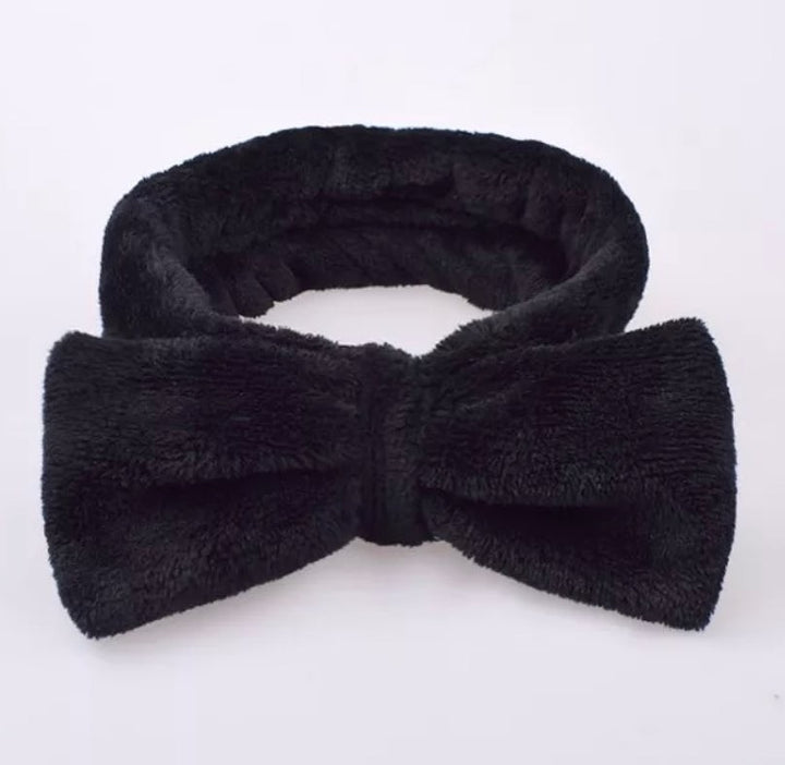 Elastic Bow Spa Headbands